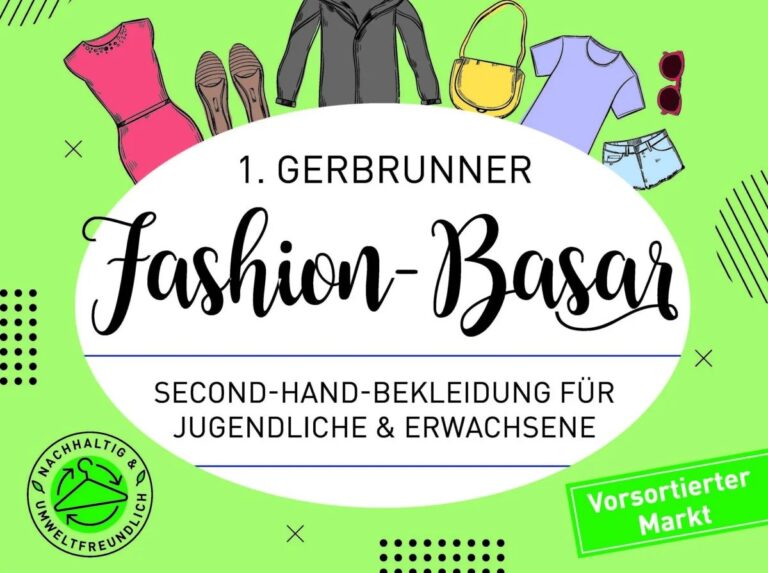 ERSTER GERBRUNNER FASHION-BASAR
