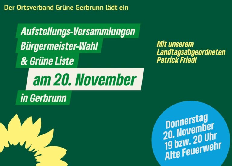 Aufstellungs-Versammlungen