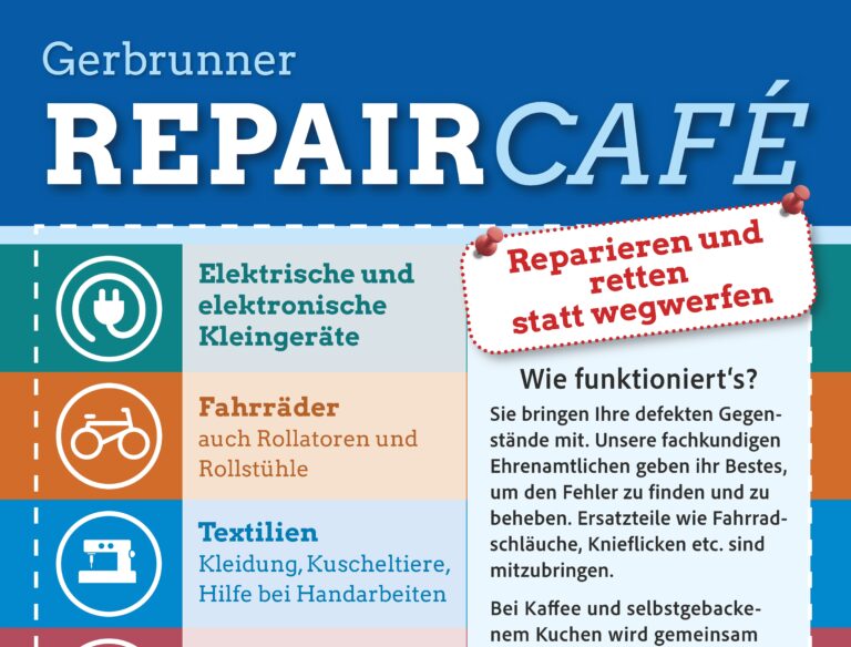 Drittes Gerbrunner Repaircafé ein voller Erfolg!