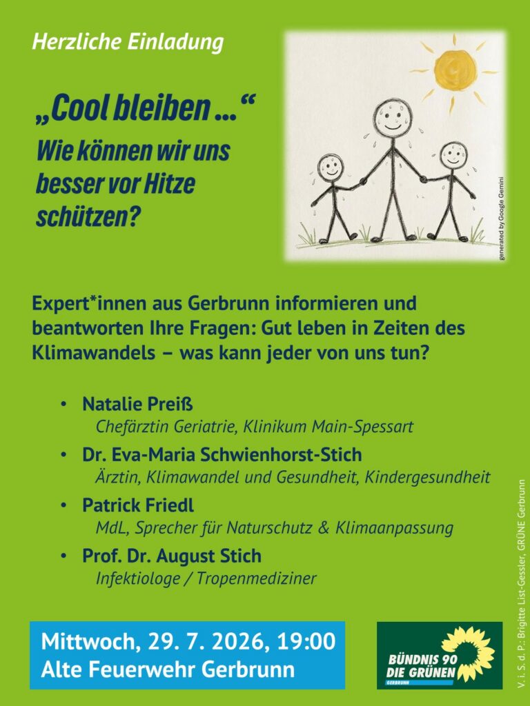 „Cool bleiben …“ – Wie können wir uns besser vor Hitze schützen?